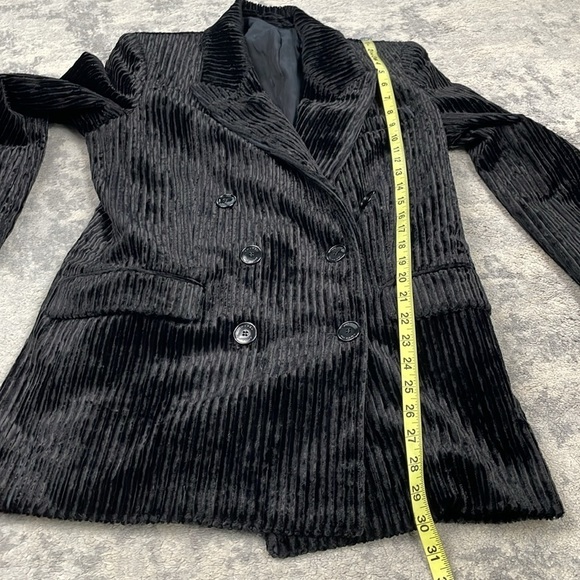 New Isabel Marant Dita Double Breasted Corduroy Ribbed Stretch Velvet Blazer 40 - Picture 12 of 16